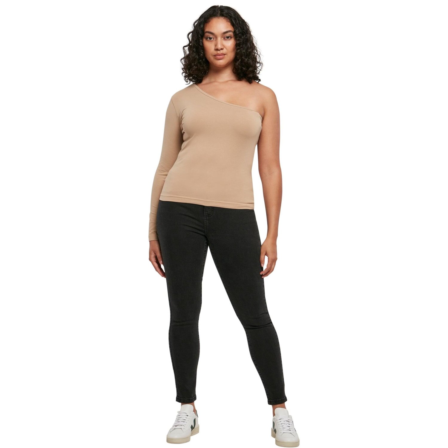 Urban Classics Ladies - One Should Longsleeve beige