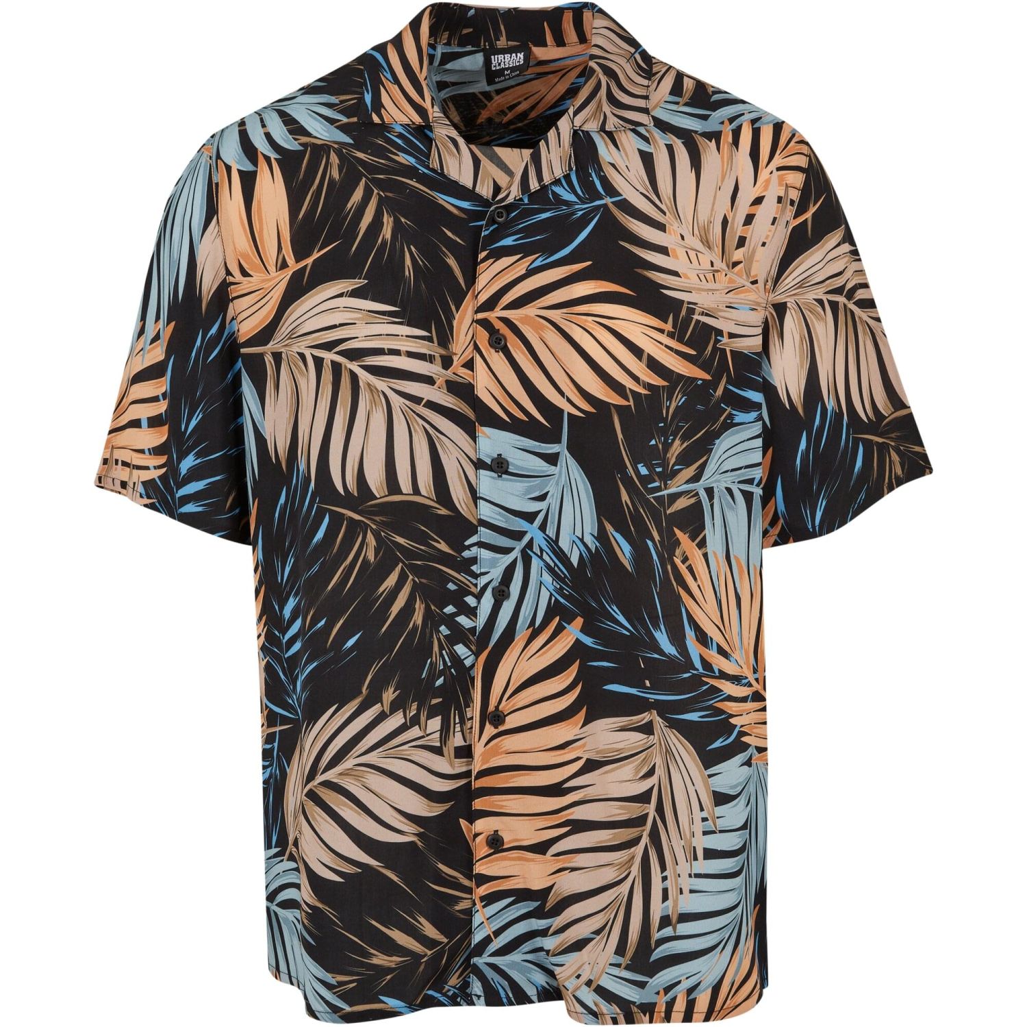 Urban Classics - Viscose Resort Shirt Hemd palm
