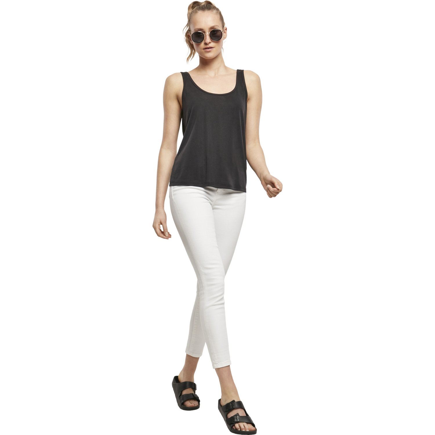 Urban Classics Femme - LOOSE Modal Débardeur noir