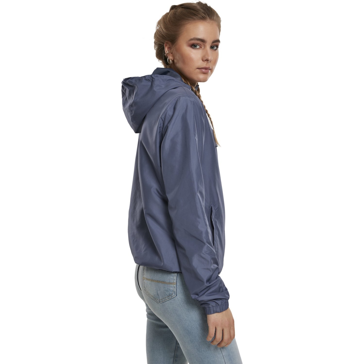 Urban Classics Ladies - PULL OVER Jacket vintage blue