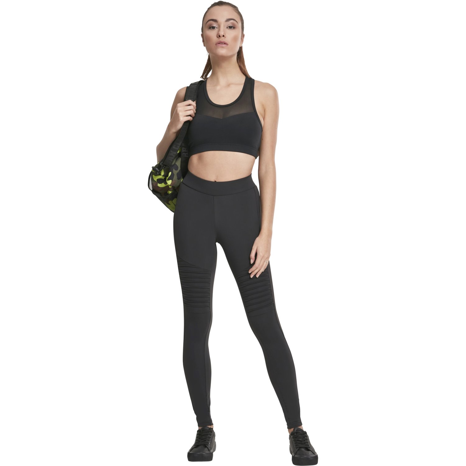 Urban Classics Ladies - Tech Biker Leggings noir