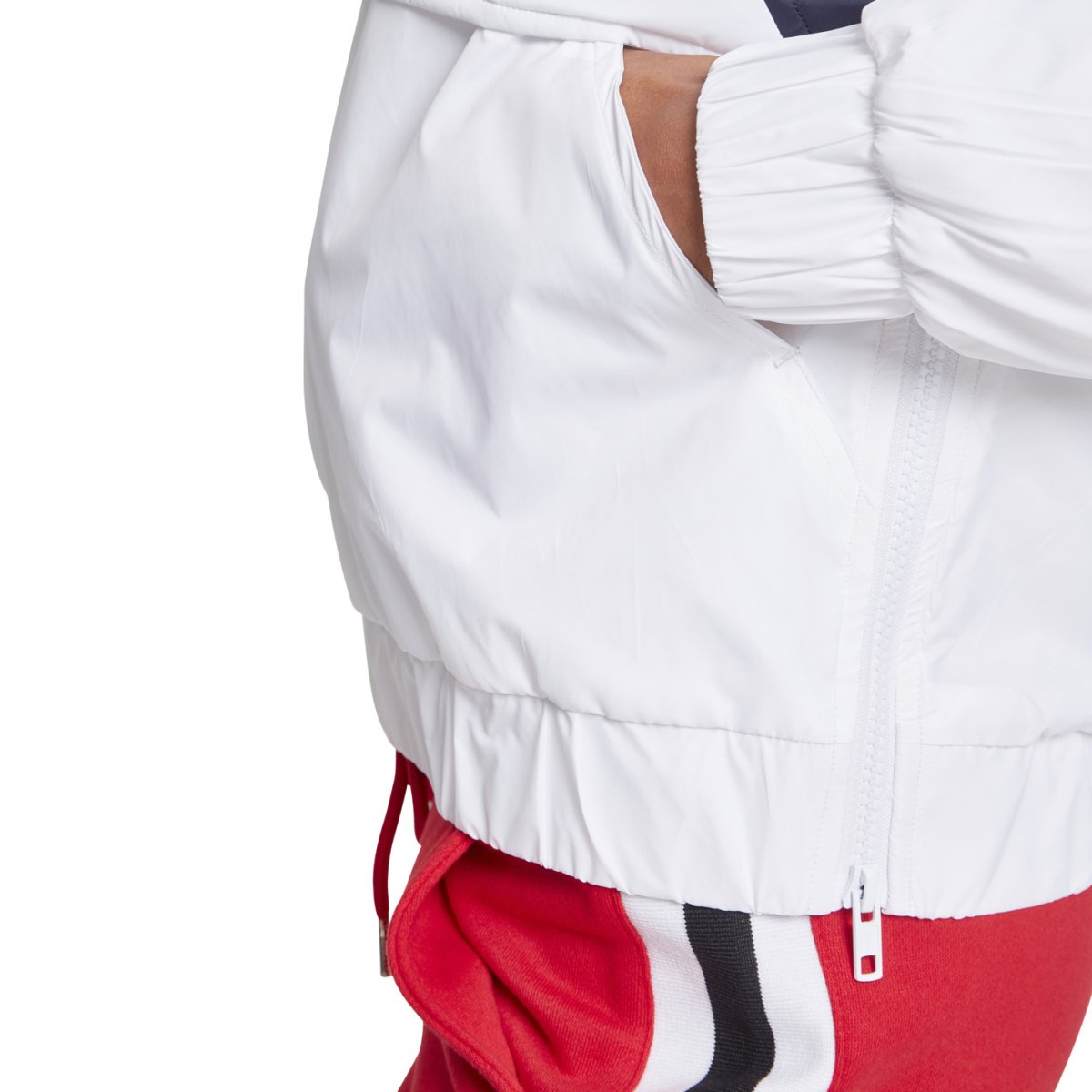 Urban Classics Ladies - Padded PULL OVER Jacket white