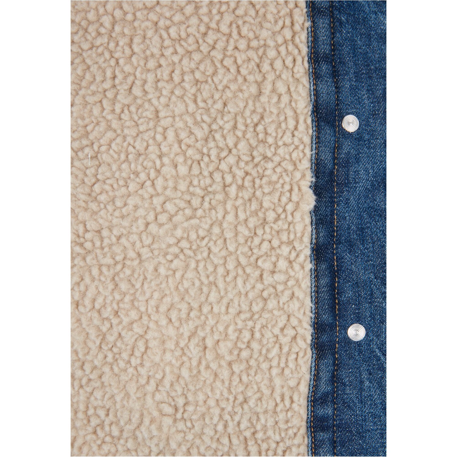 Urban Classics Ladies - Oversized Sherpa Denim Veste