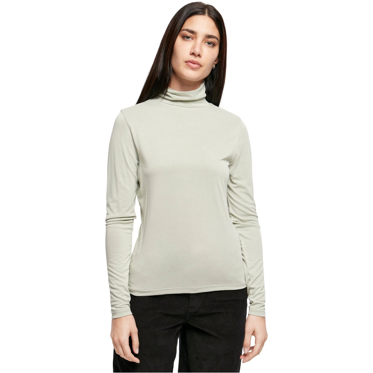 Urban Classics Ladies - Modal Turtleneck Longsleeve