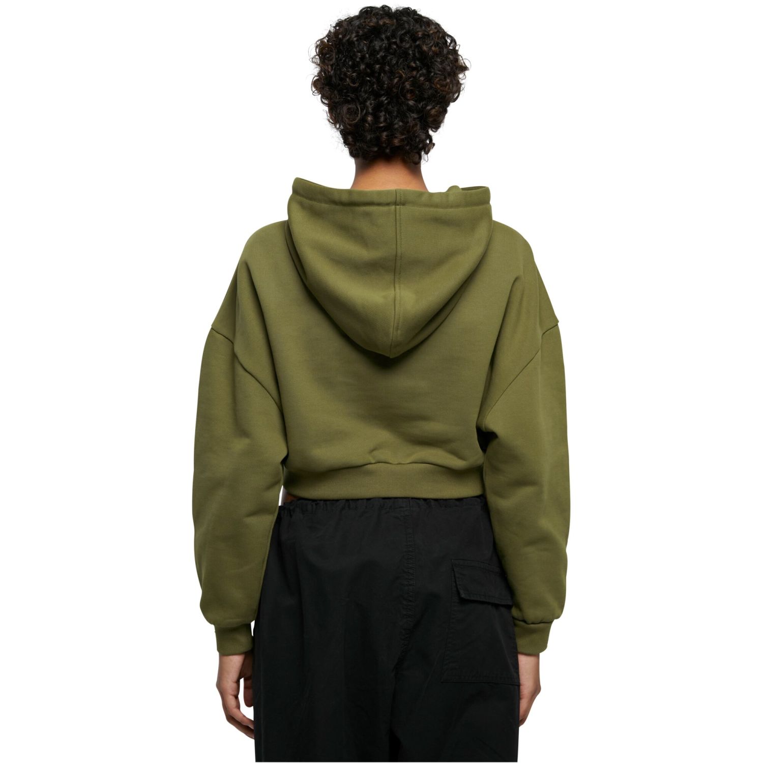 Urban Classics Ladies - Oversized Heavy Hoody olive