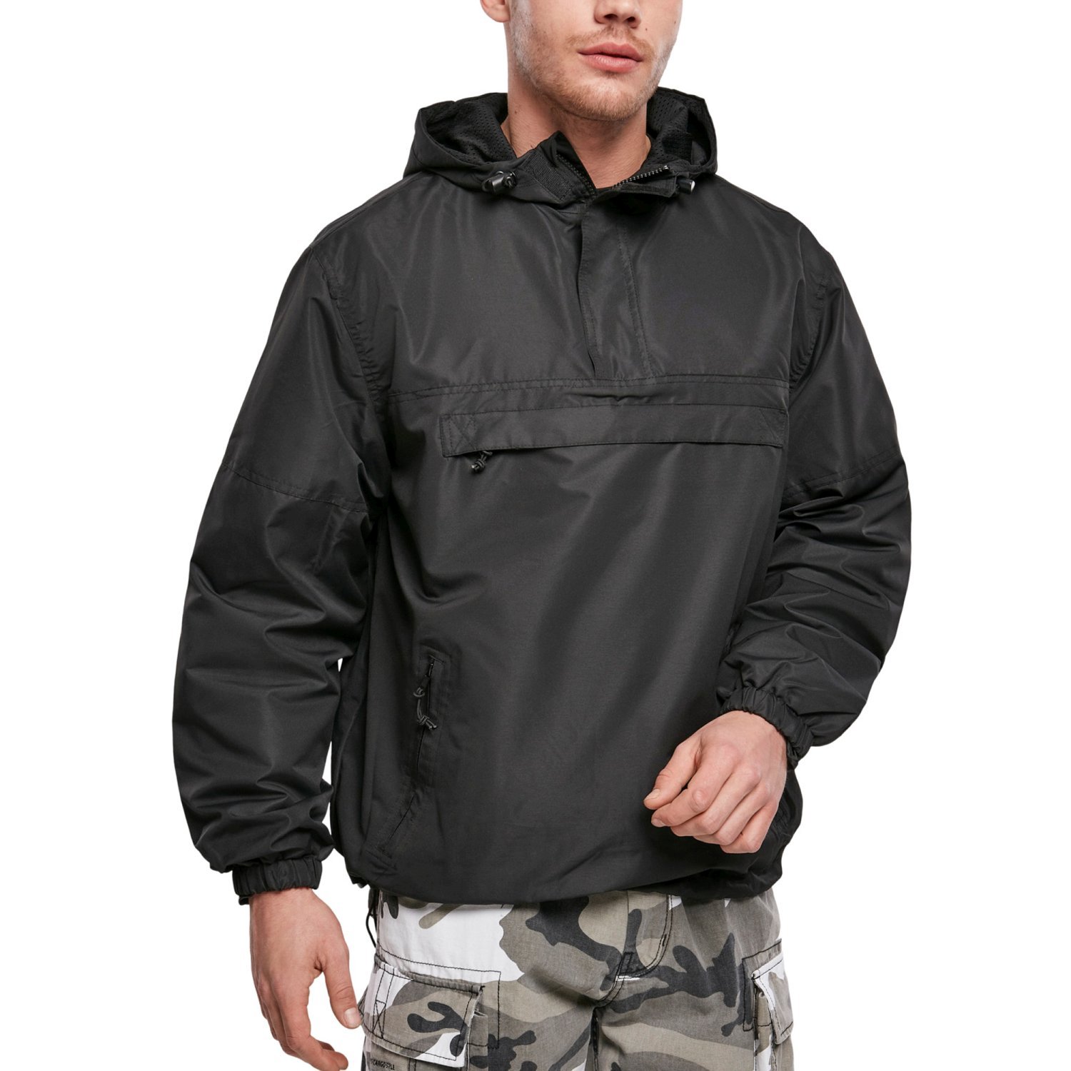 Brandit Pull-Over Summer Windbreaker Jacket black