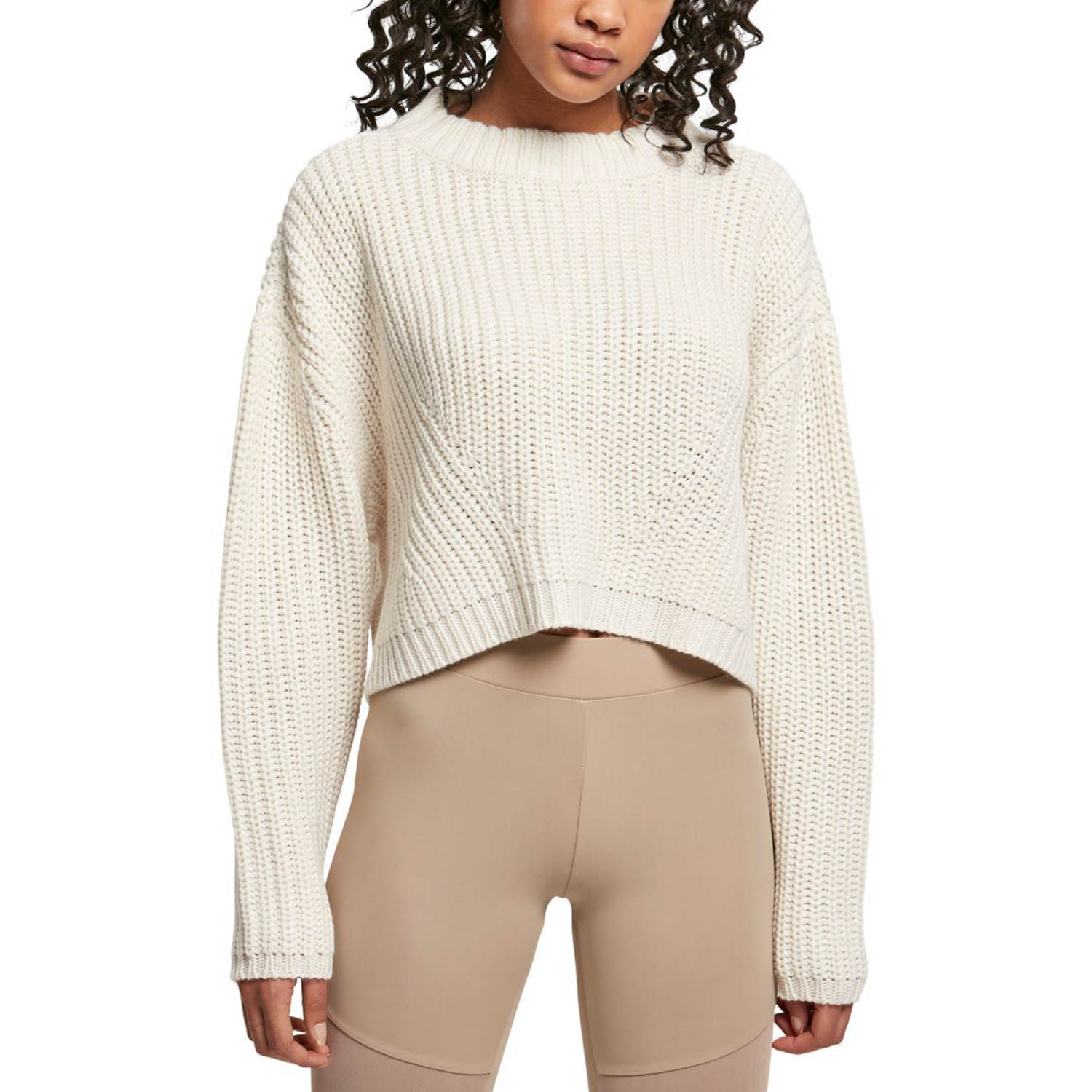Urban Classics Ladies - Wide Oversize Sweater Knit Pullover