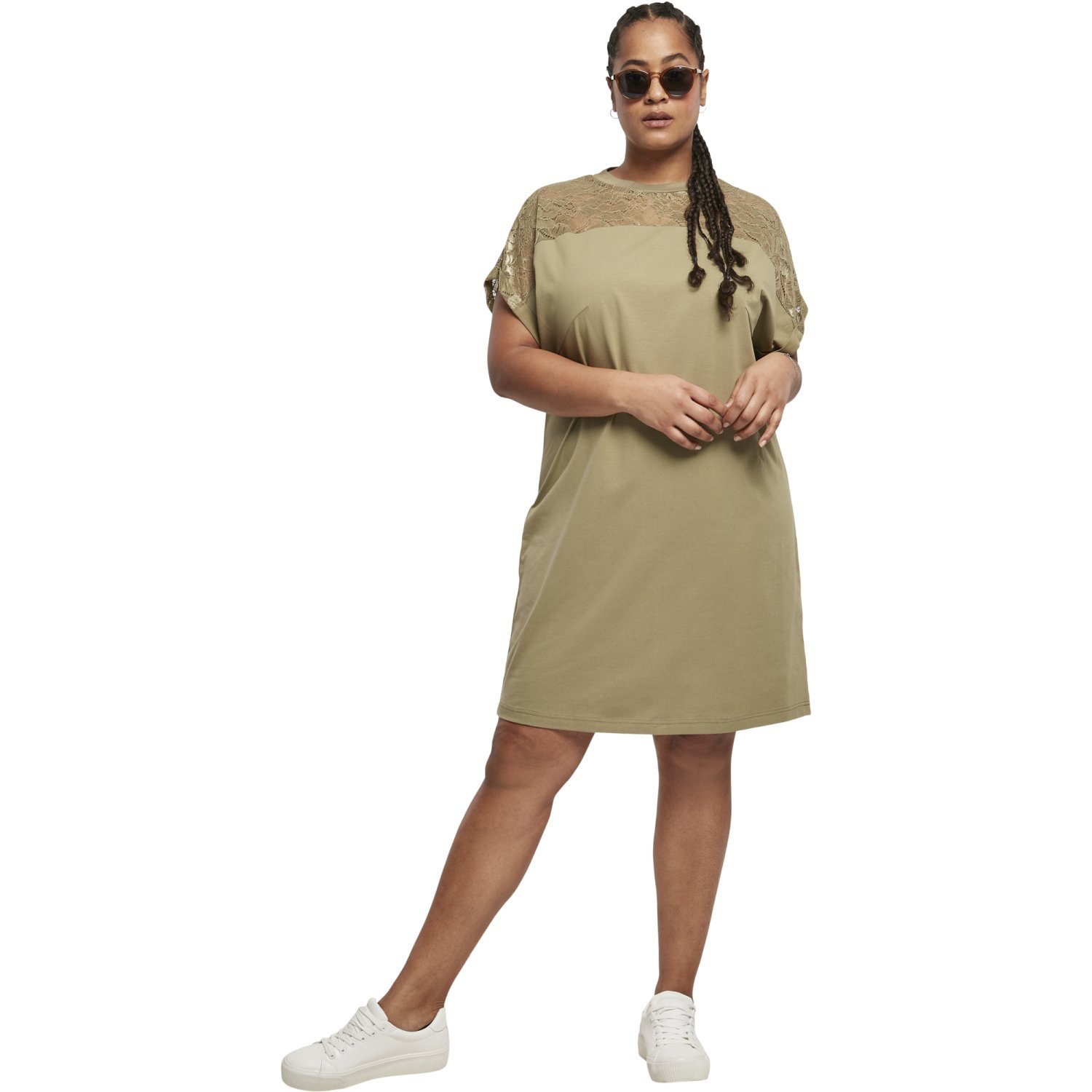 Urban Classics Ladies - Lace Shirt Kleid