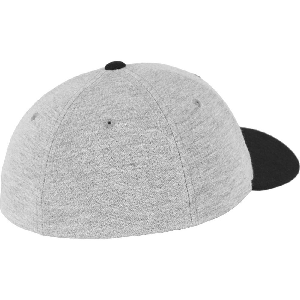 Flexfit DOUBLE JERSEY Stretchable Cap - grau / schwarz