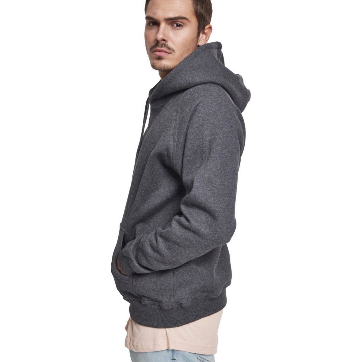 Urban Classics - Blank Sweat à capuche charcoal - 3XL