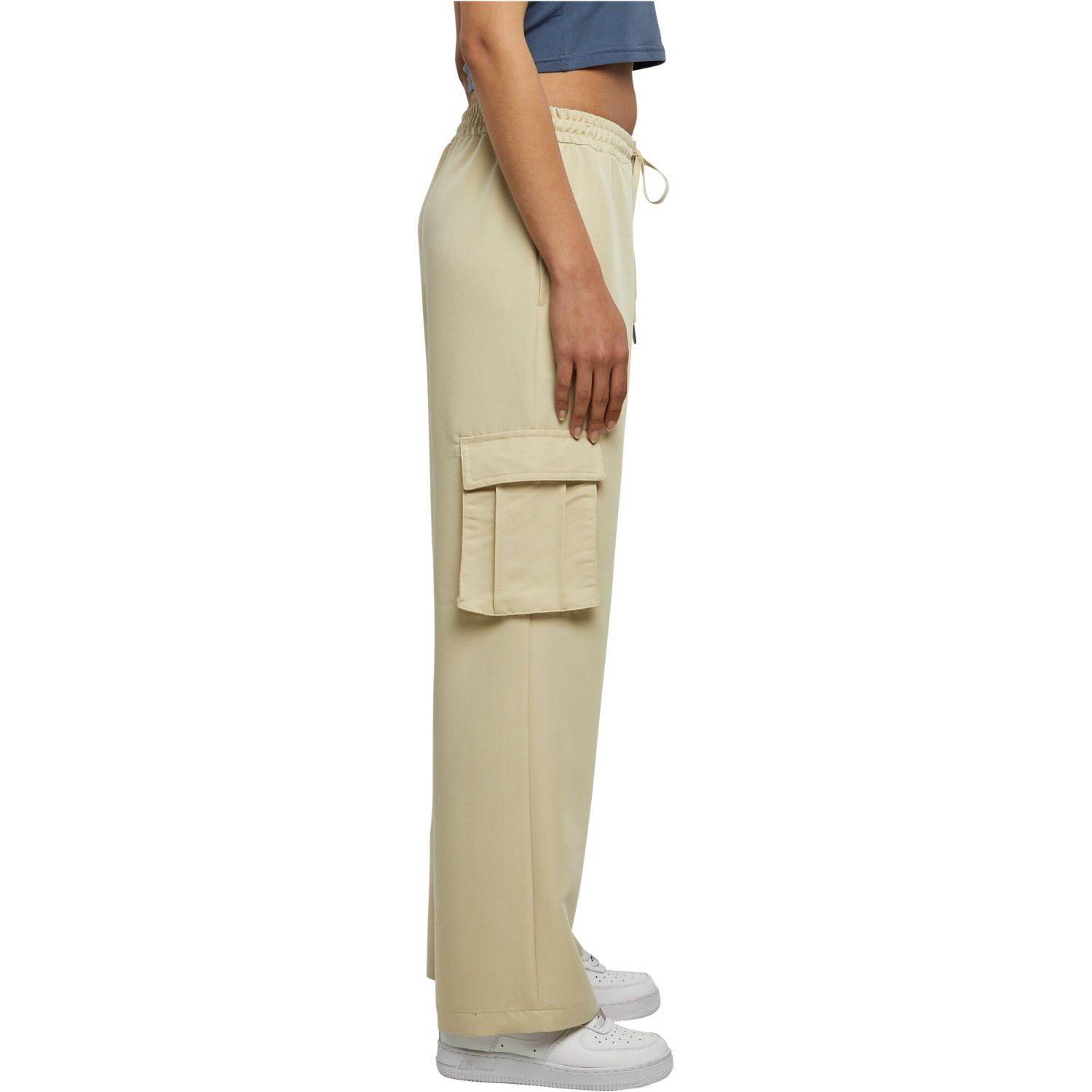 Urban Classics Ladies - Straight-Leg Cargo Pants