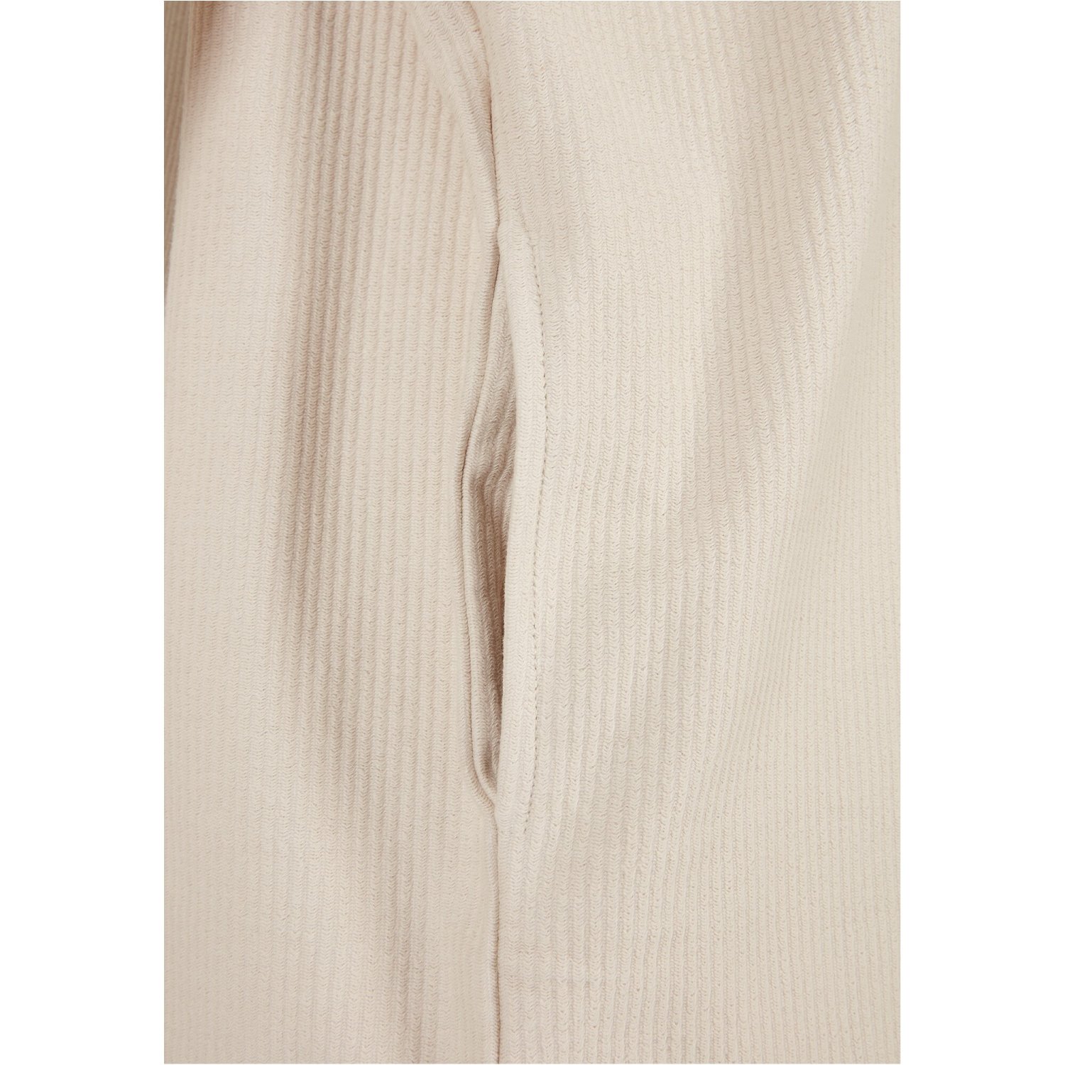 Urban Classics Ladies - Oversized Rib Crewneck Dress beige
