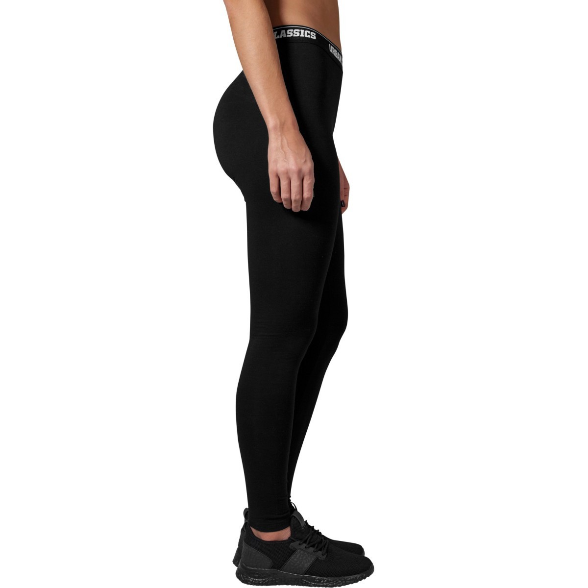 Urban Classics Ladies - Logo Leggings schwarz