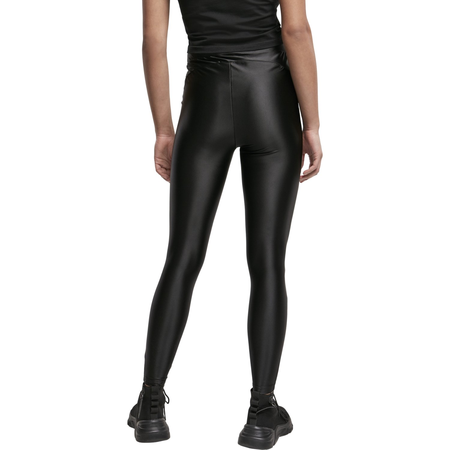 Urban Classics Ladies - High Waist Shiny Metalic Leggings