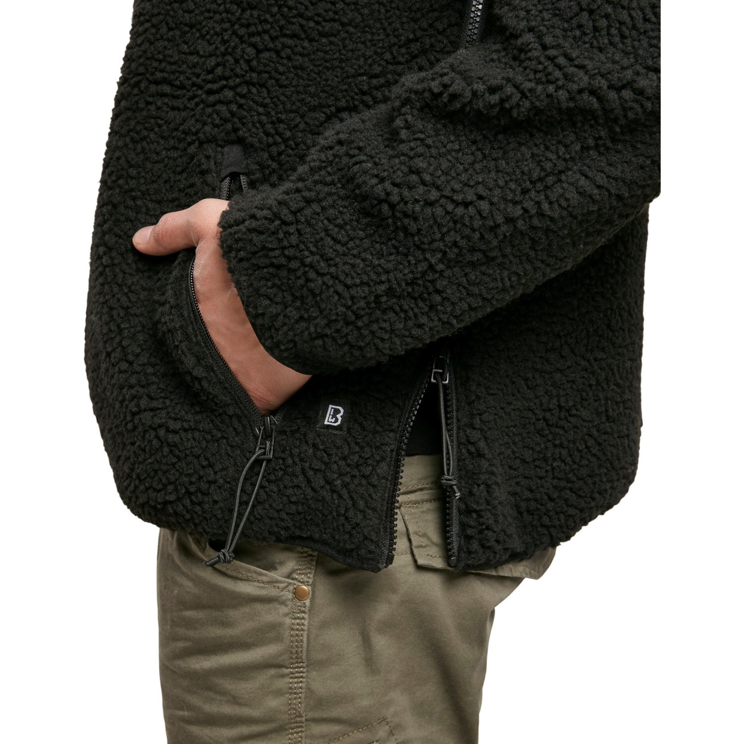 Brandit - Teddyfleece Troyer Worker Sweater black