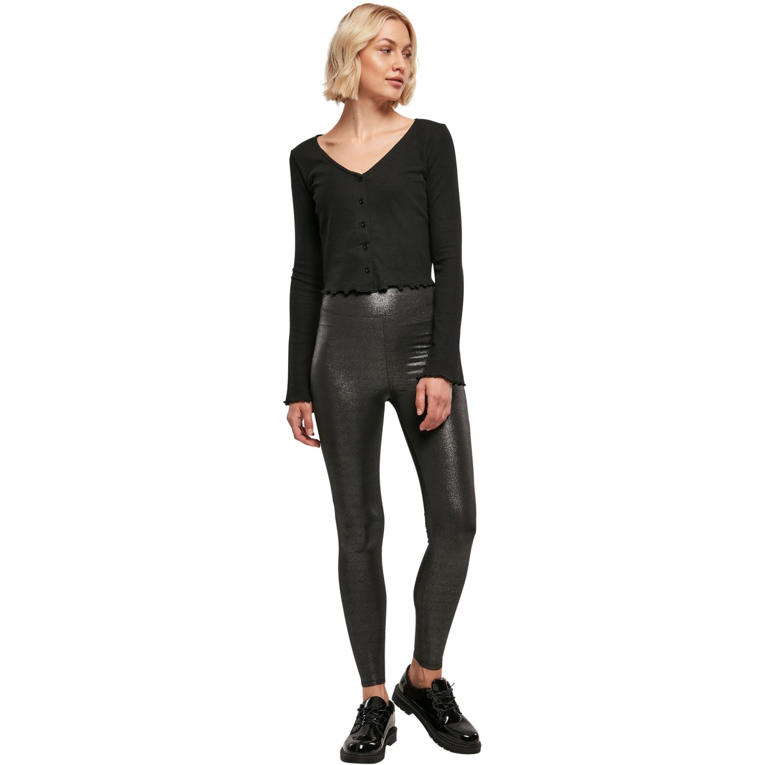 Urban Classics Ladies - High Waist Glamour Leggings