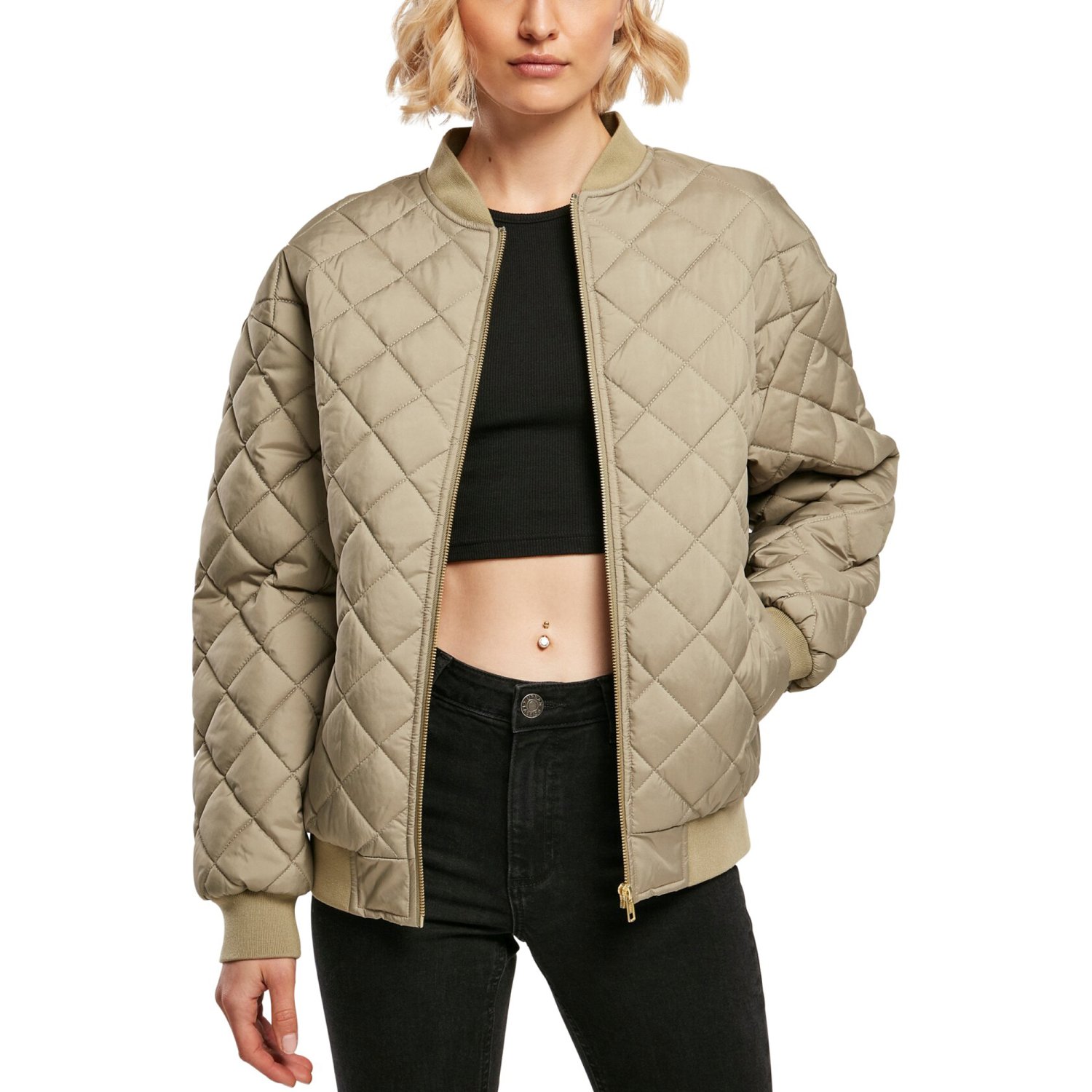 Urban Classics Femme - Oversized Quilted BLOUSON