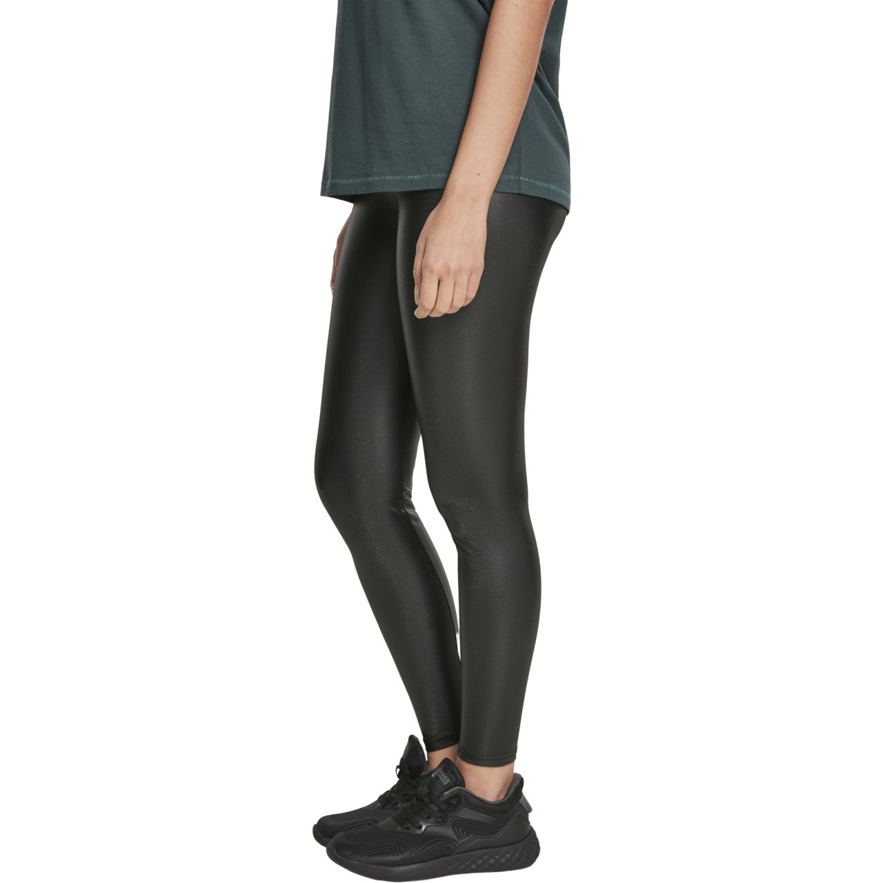 Urban Classics Ladies - High Waist Lederimitat Leggings