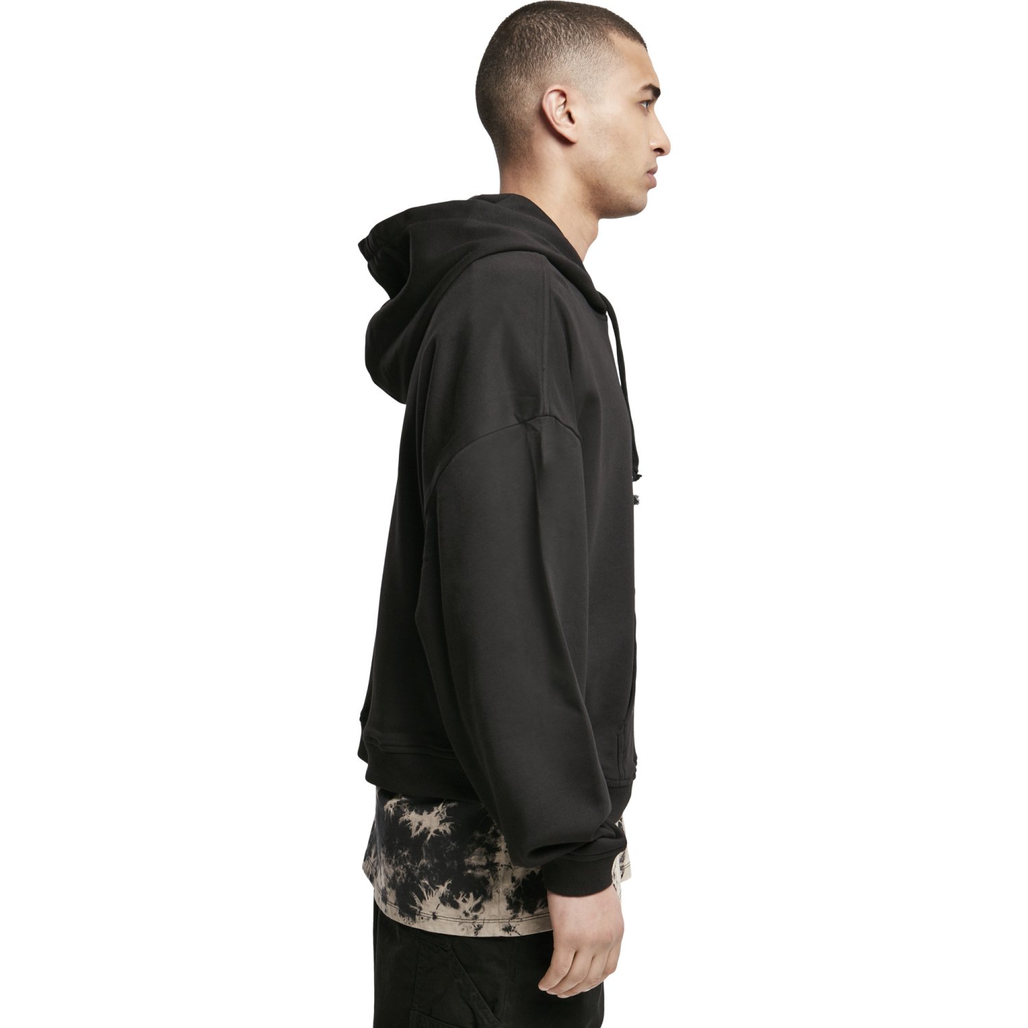 Urban Classics - Short Oversized 80's Hoody black