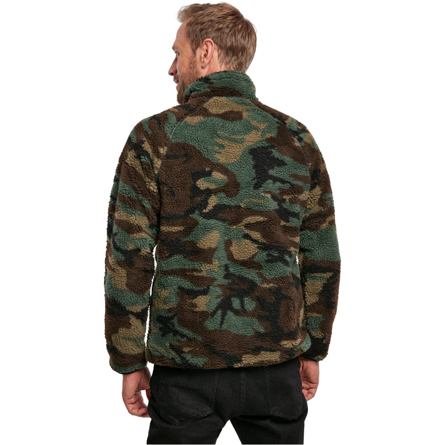 Brandit - Teddyfleece Jacket woodland camo