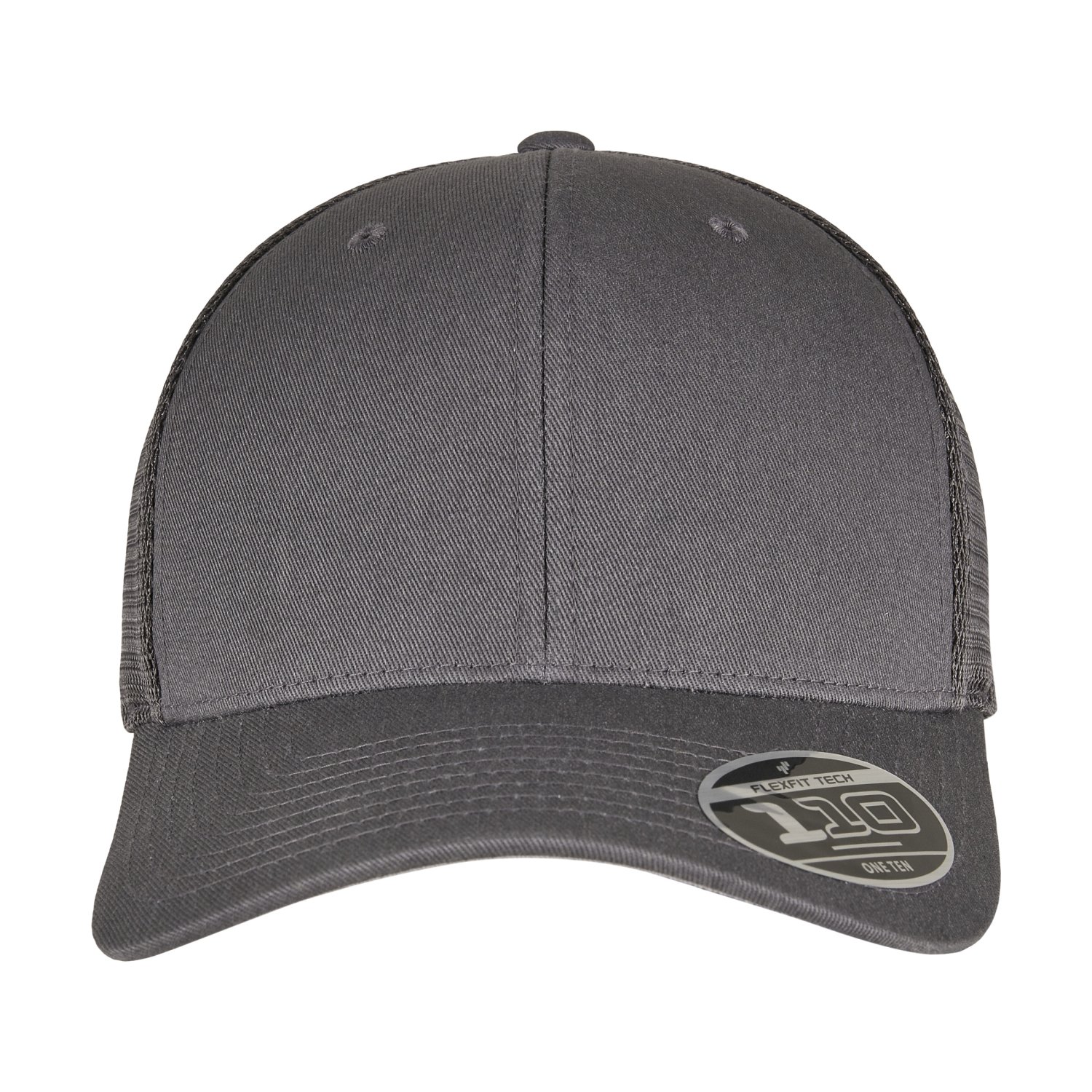 Flexfit 110 Trucker Mesh Snapback Cap - charcoal