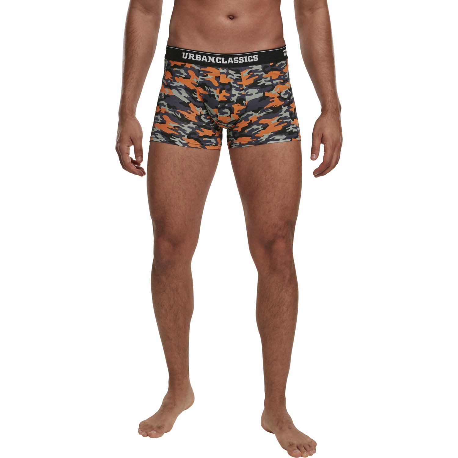 Urban Classics - Boxer Shorts 3-pack camo / black
