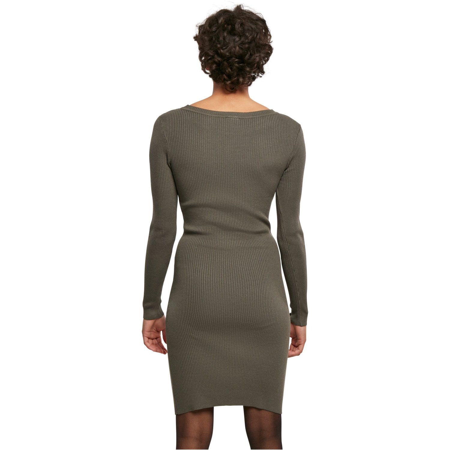 Urban Classics Ladies - CUT OUT Dress olive