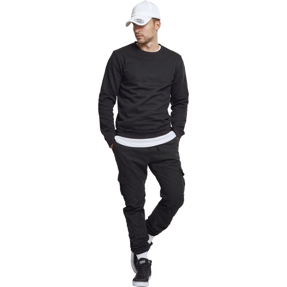 Urban Classics - BASIC Crewneck Terry Fleece Pullover