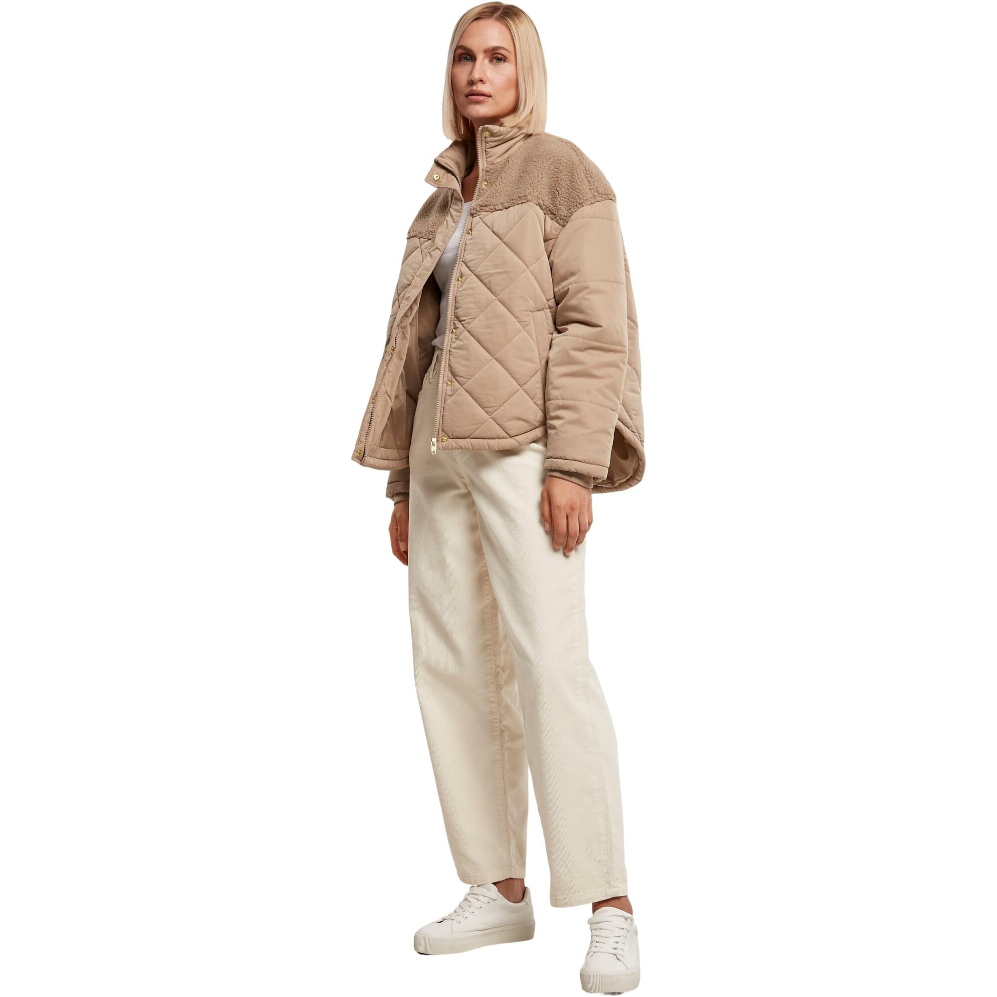 Urban Classics Ladies - Oversized Diamond Quilt Jacket