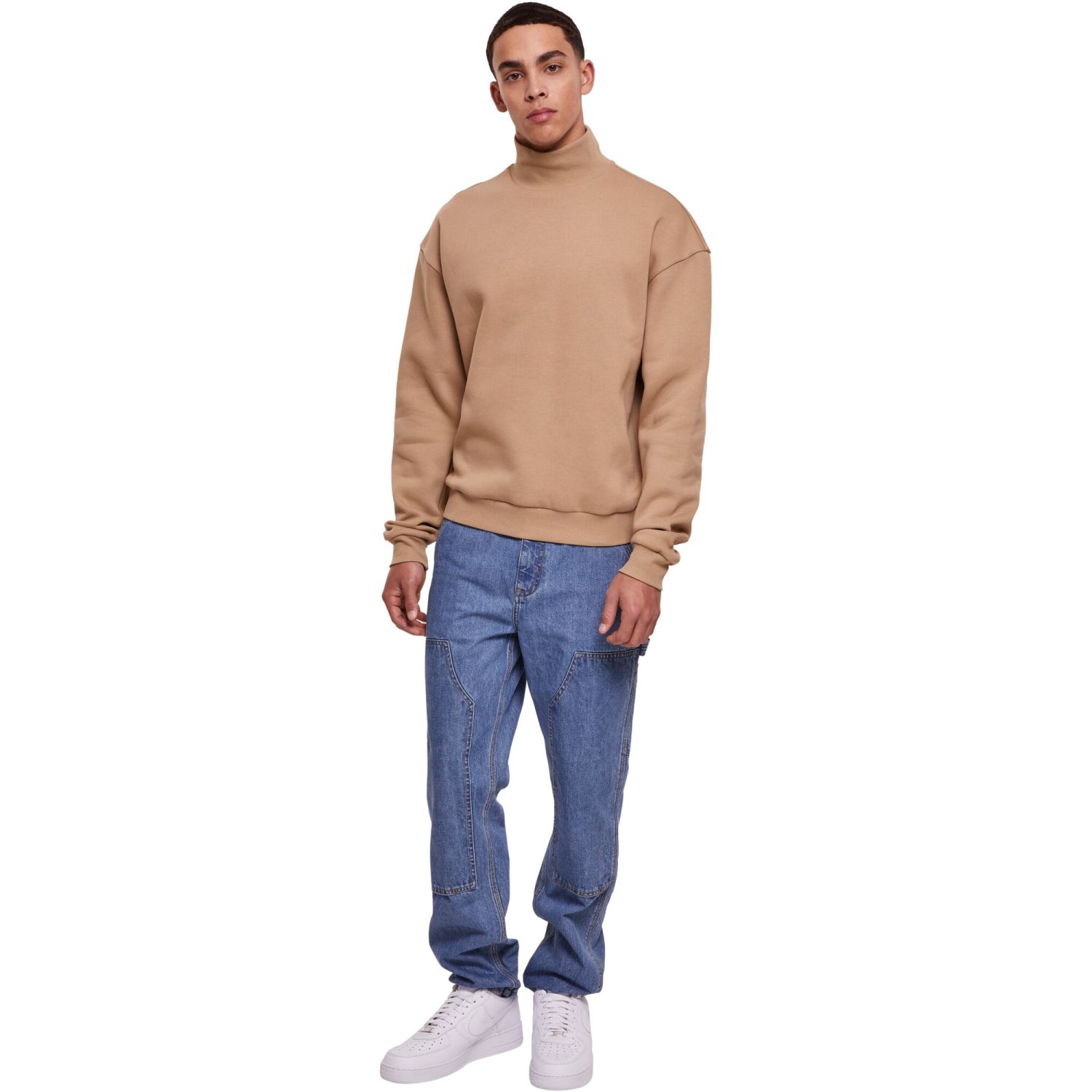 Urban Classics - High Rib Neck Sweater warm sand