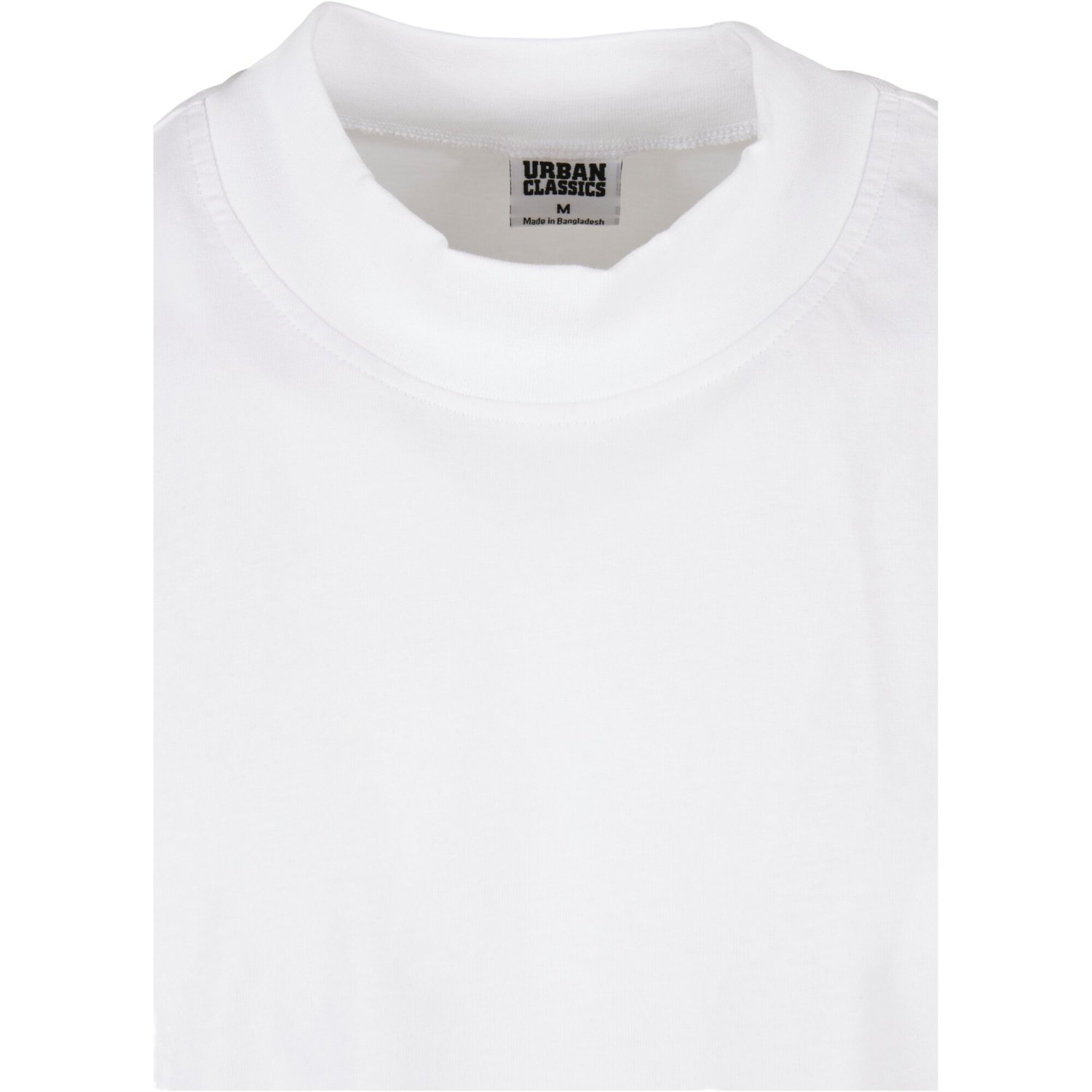 Urban Classics - Oversized Mock Neck Shirt blanc