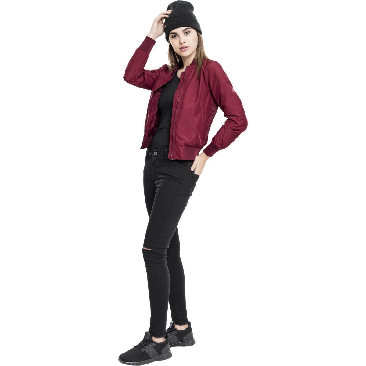 Urban Classics Ladies - LIGHT BOMBER Leichte Übergangs Jacke