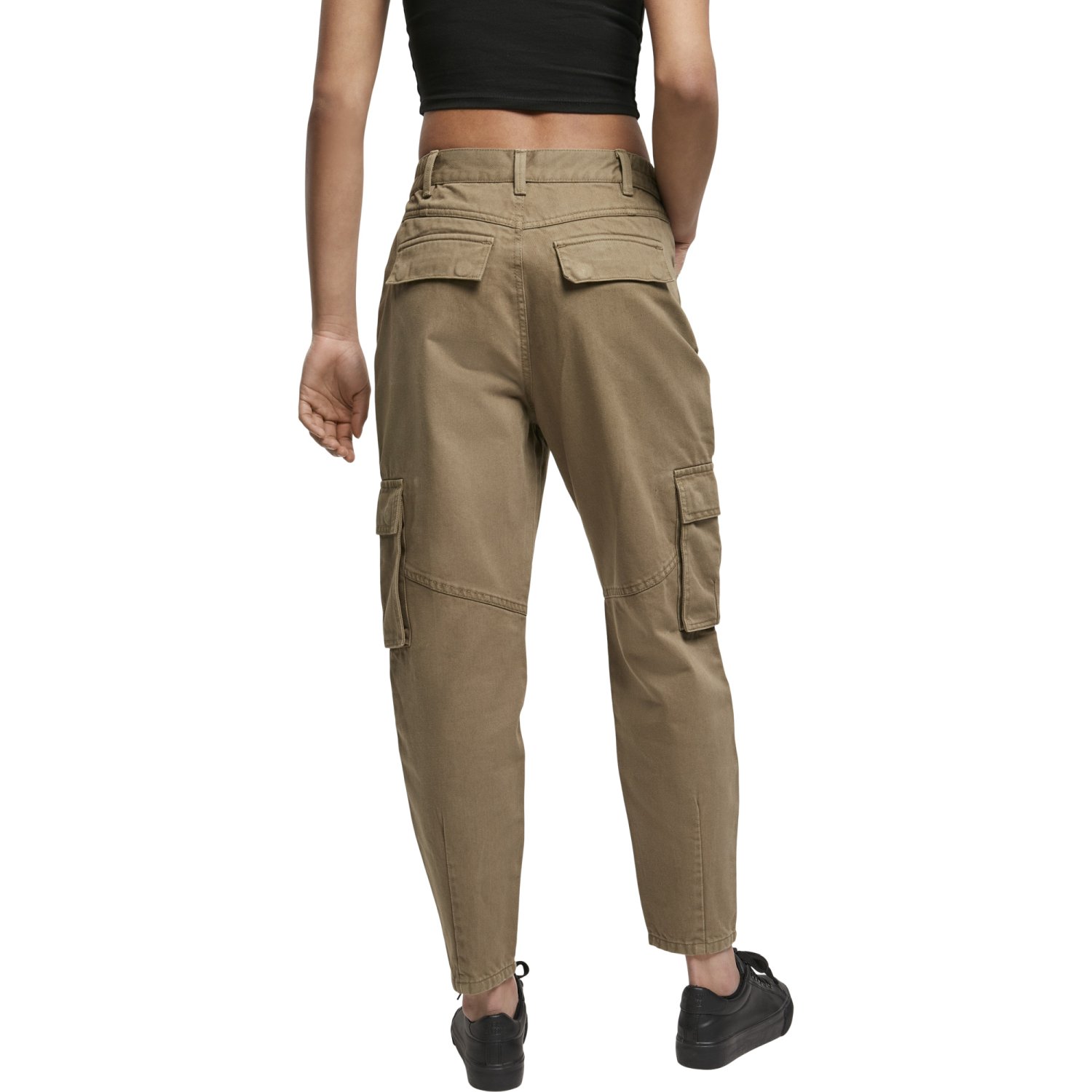 Urban Classics Ladies - Ballon-Fit Cargo Pantalon khaki