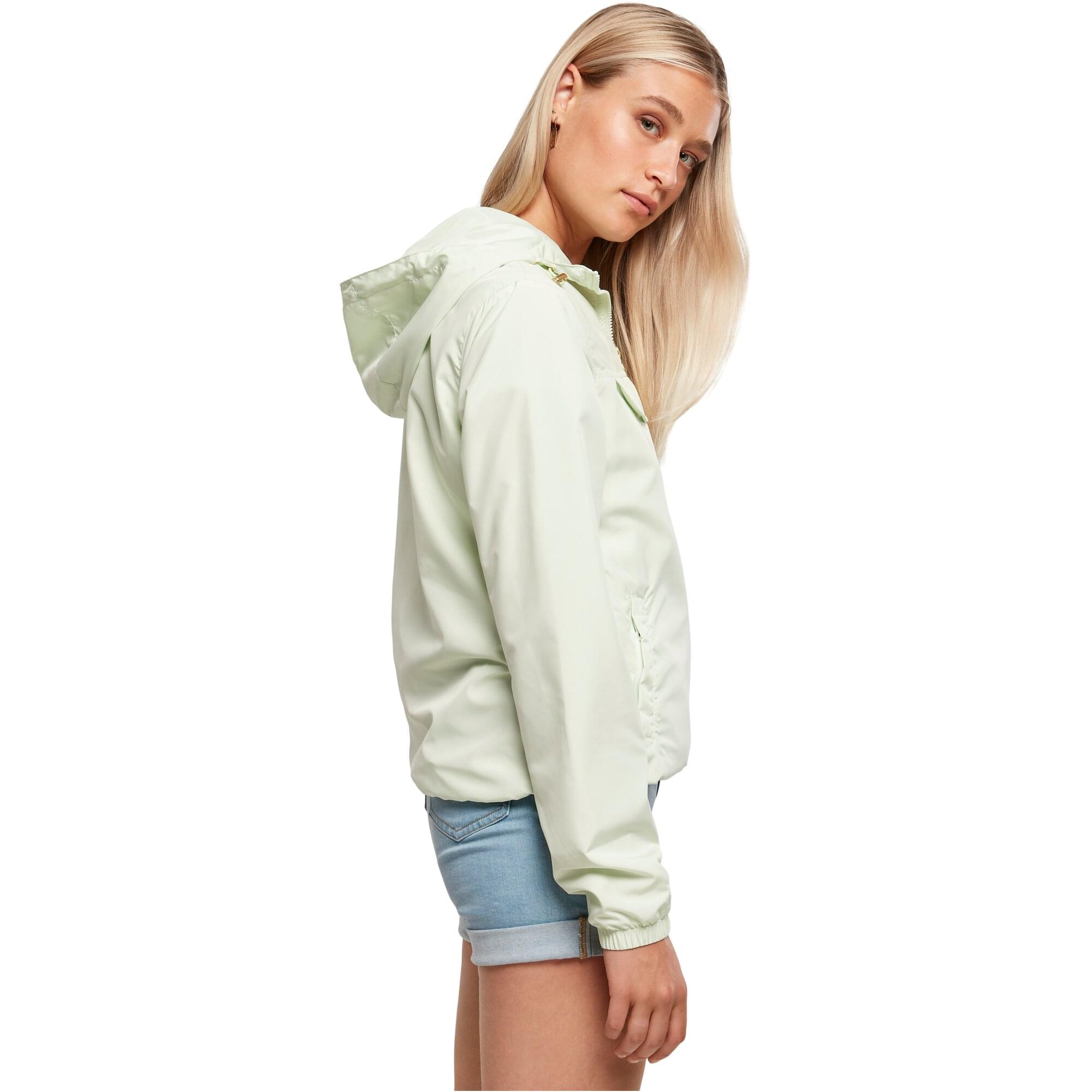 Urban Classics Ladies - PULL OVER Jacket light mint
