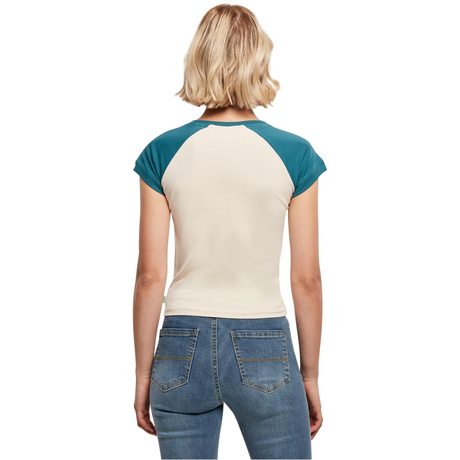 Urban Classics Ladies - Organic Stretch Retro Baseball Shirt