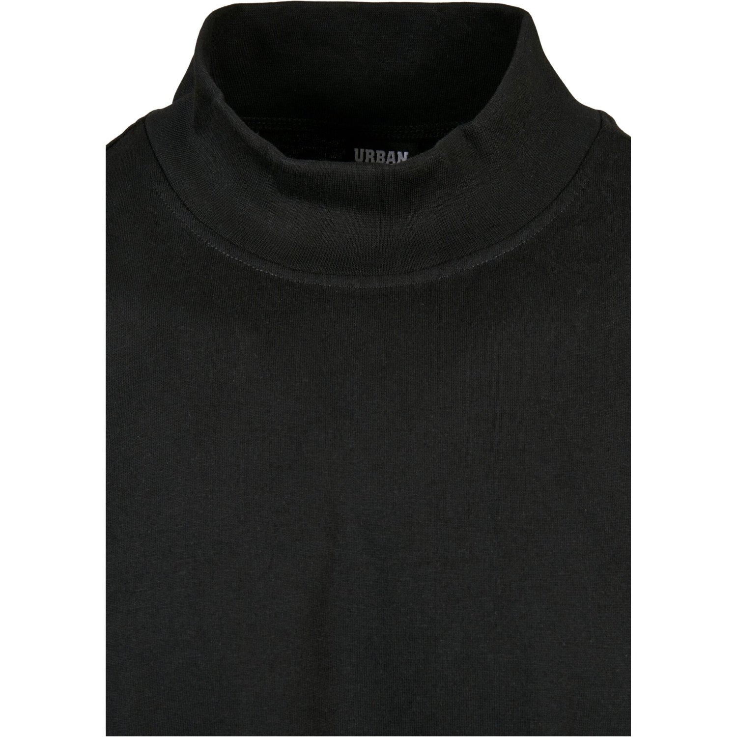 Urban Classics - Heavy Boxy Mock Neck Longsleeve noir