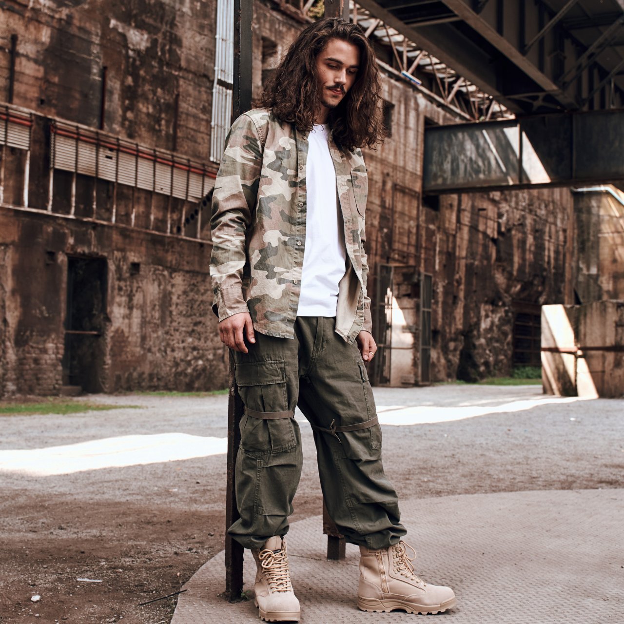 Brandit M65 Vintage Cargo Army Outdoor Trousers