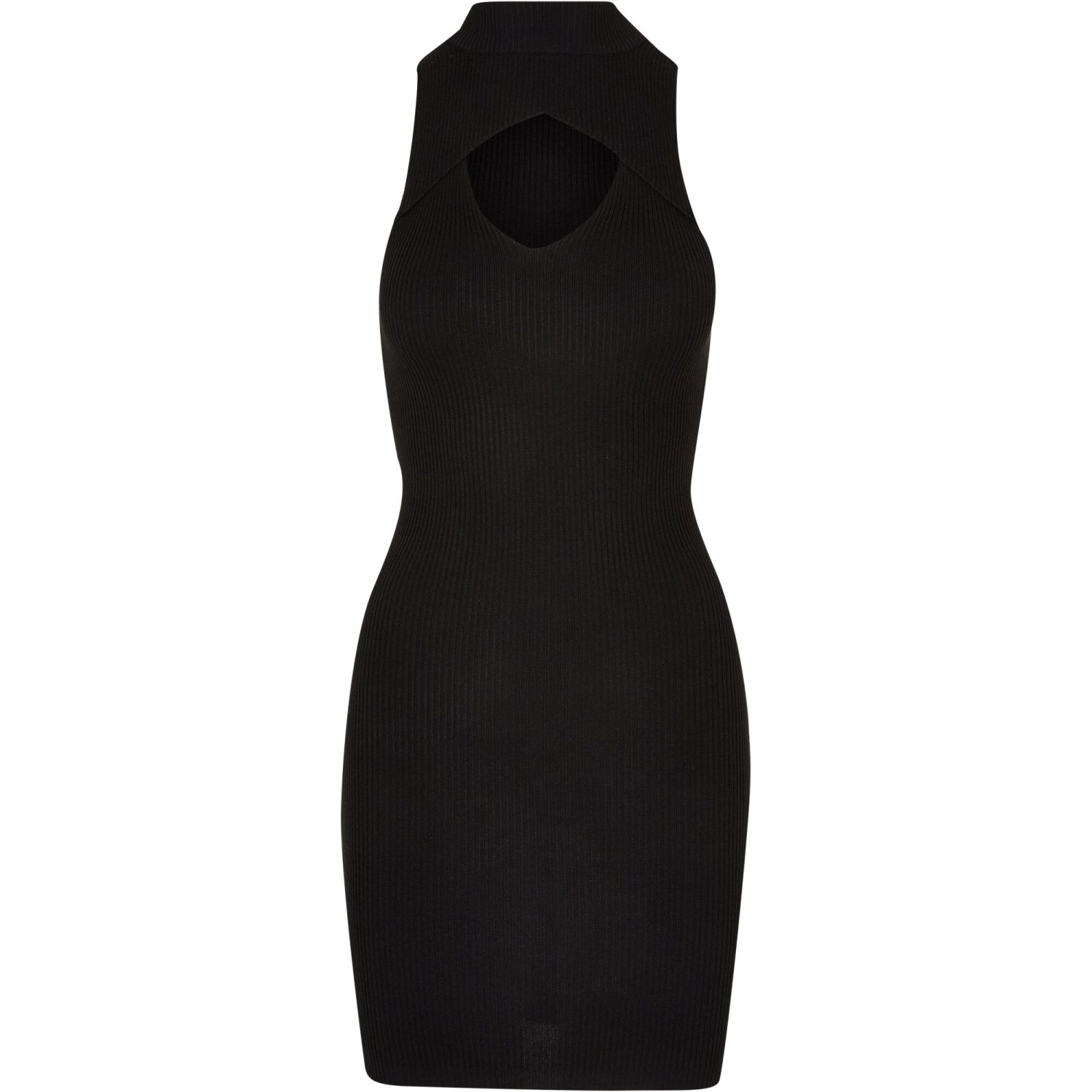 Urban Classics Ladies - Turtleneck Sleeveless Dress black