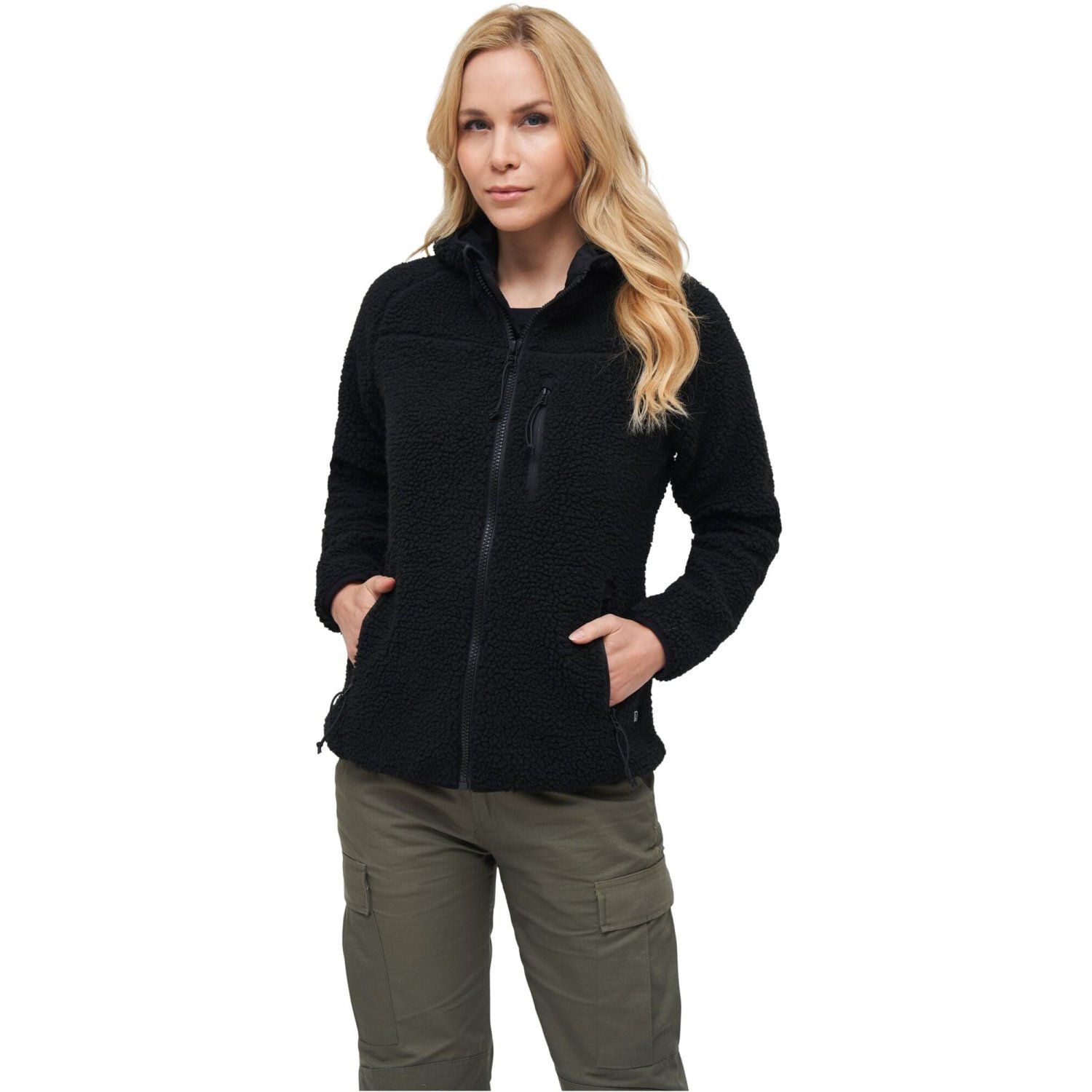 Brandit Ladies - Teddyfleece Jacket black