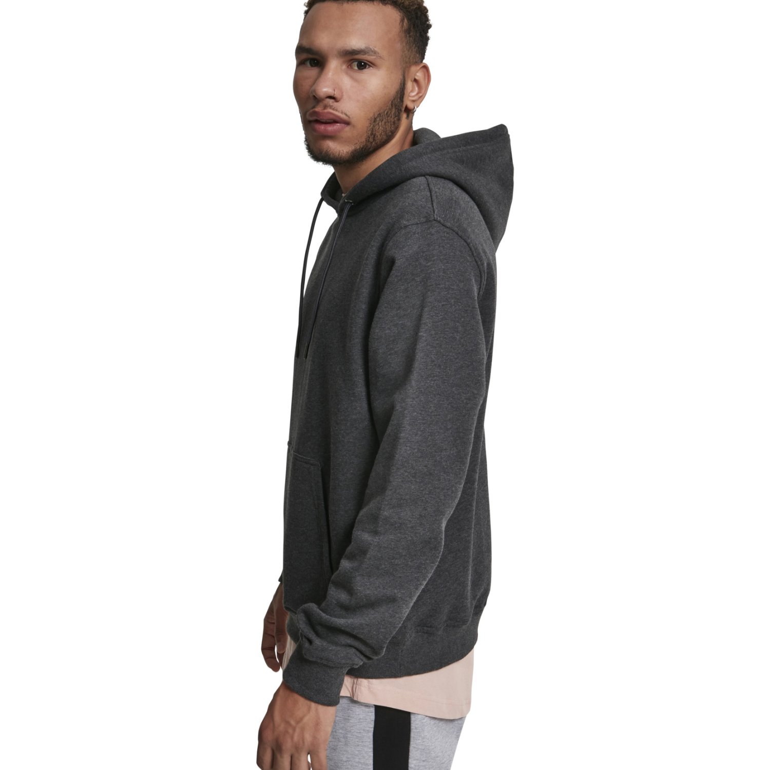 Urban Classics - Basic Terry Hoody charcoal