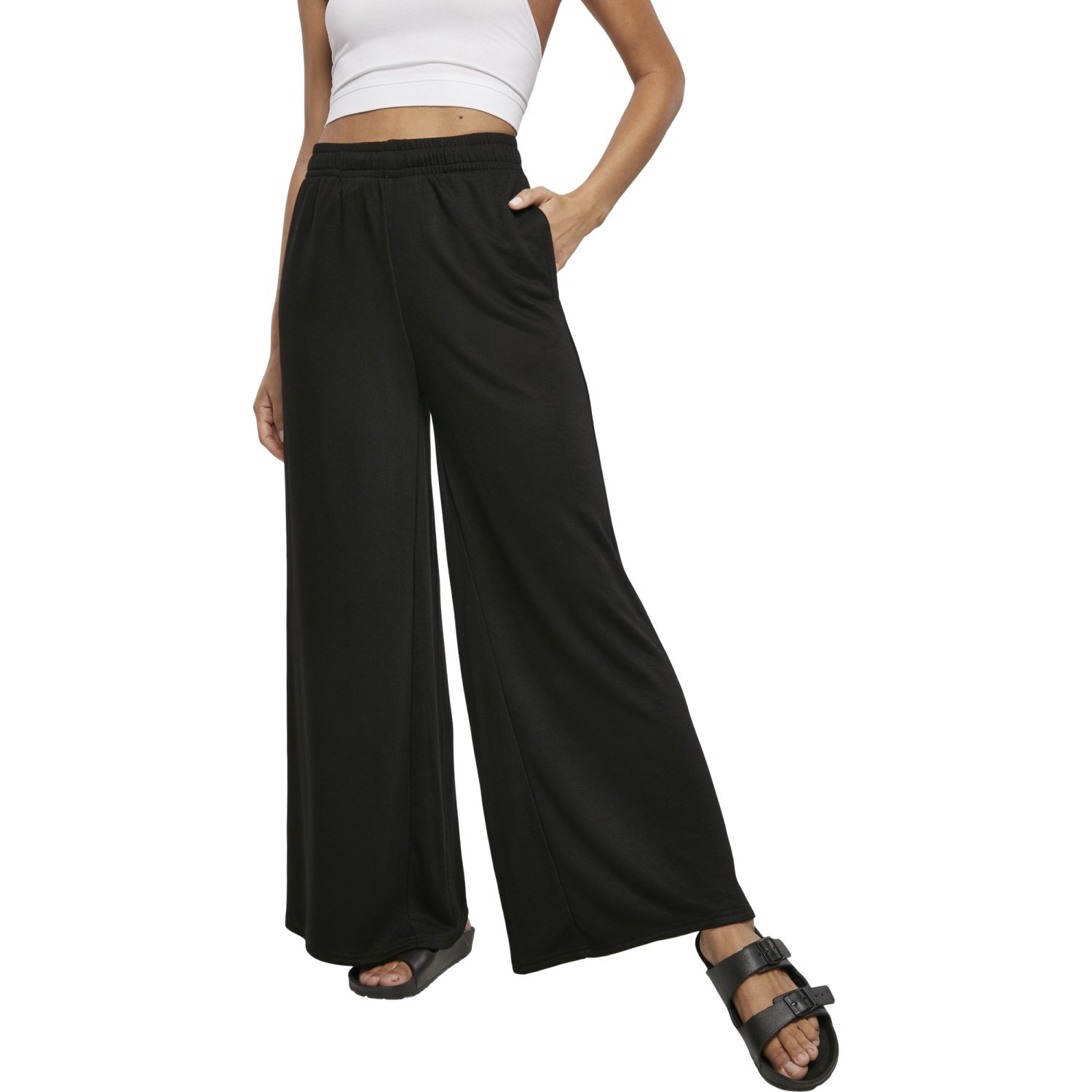 Urban Classics Ladies - Culotte SweatpantsPants black