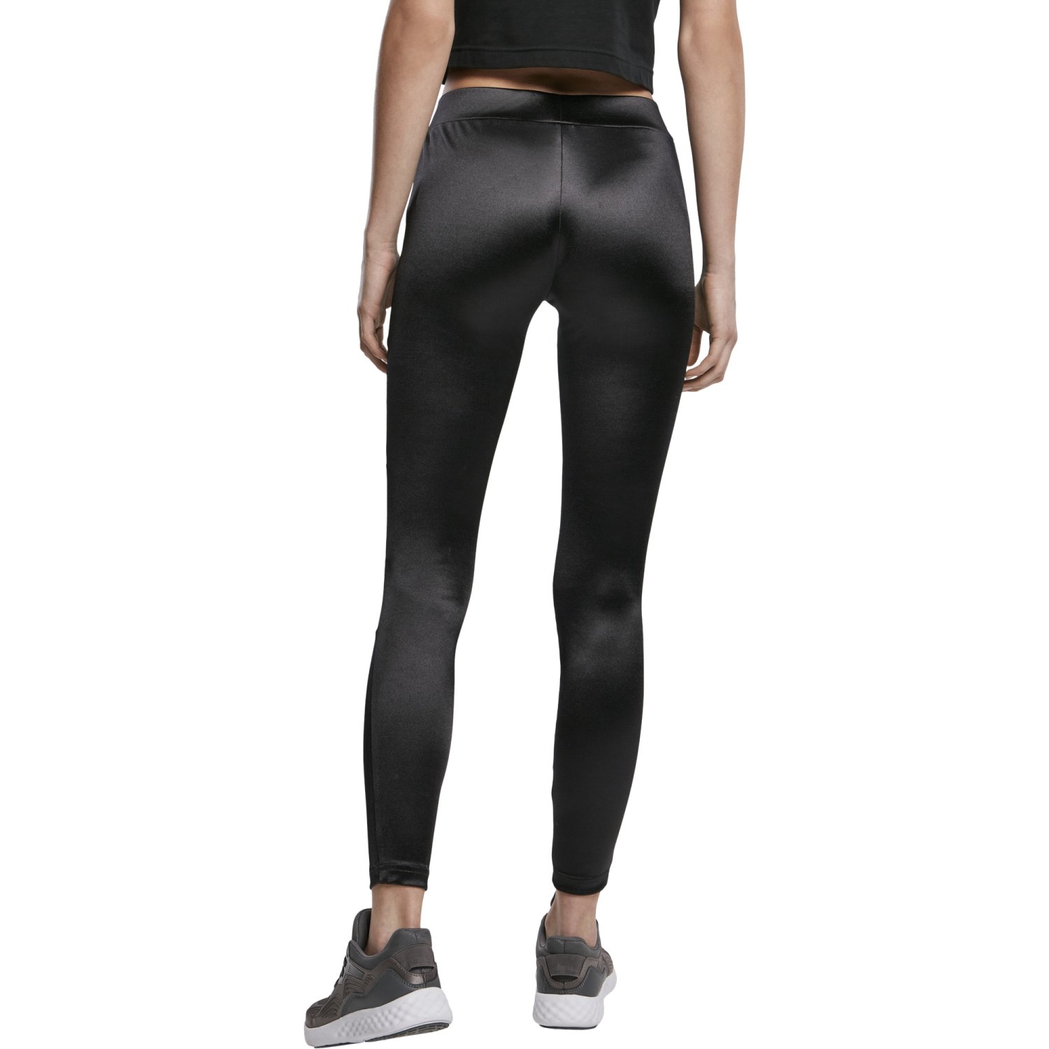 Urban Classics Ladies - Shiny TECH MESH Leggings black