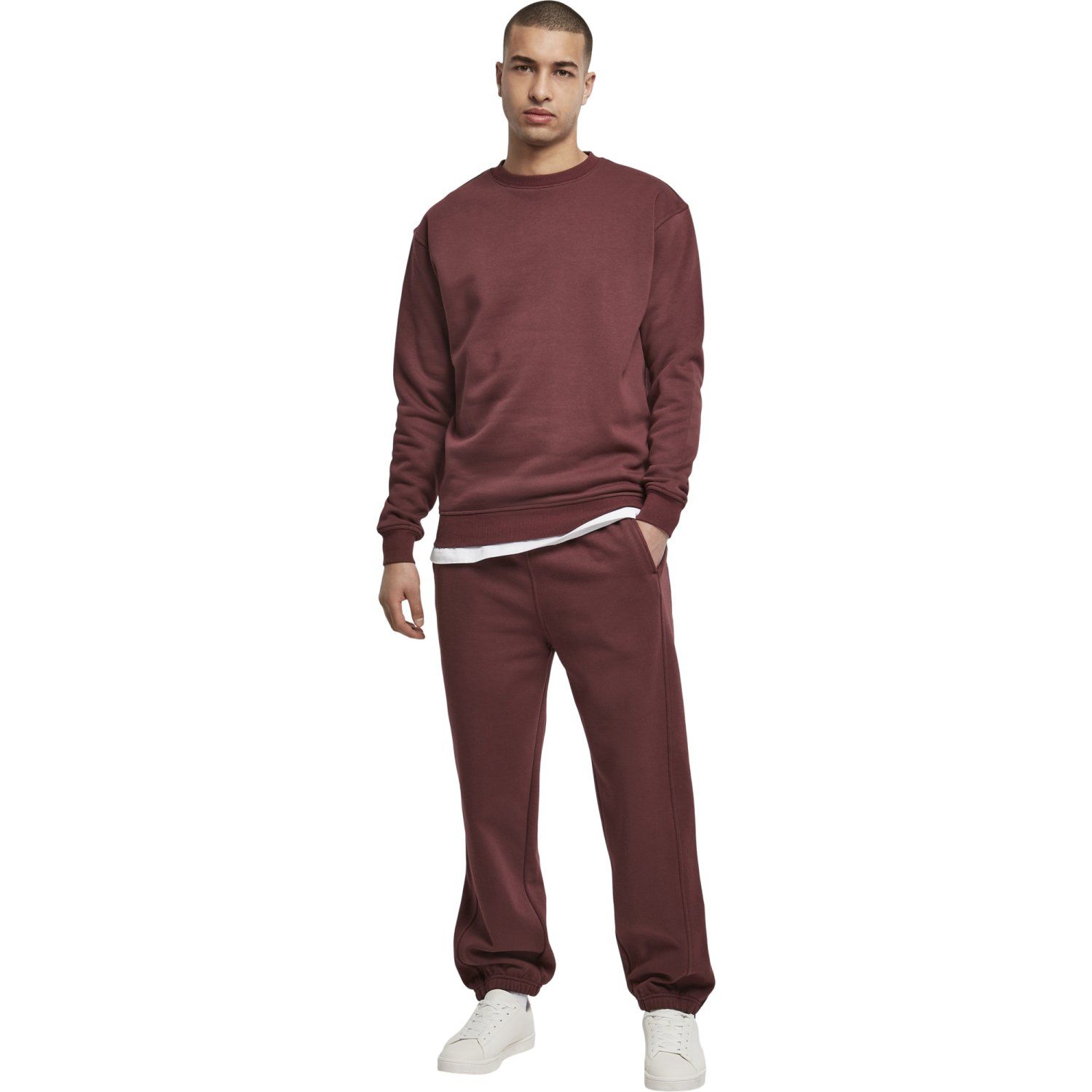 Urban Classics - Crewneck Sweatshirt cherry rouge