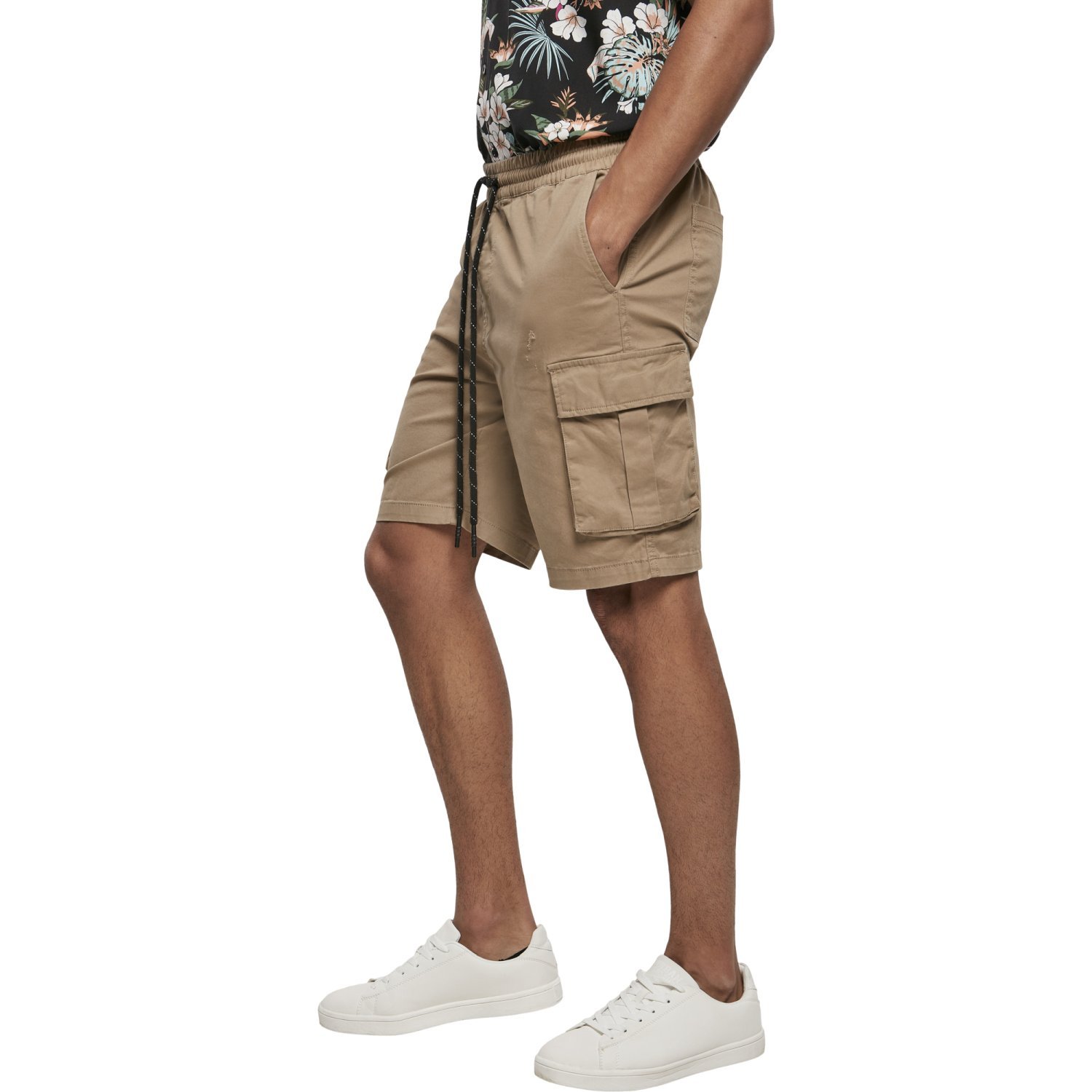 Urban Classics - Drawstring Cargo Stretch Shorts
