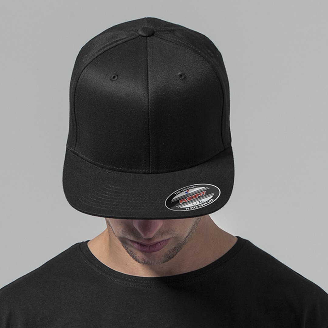 Flexfit Flat Visor Fitted Stretch Fit Baseball Cap