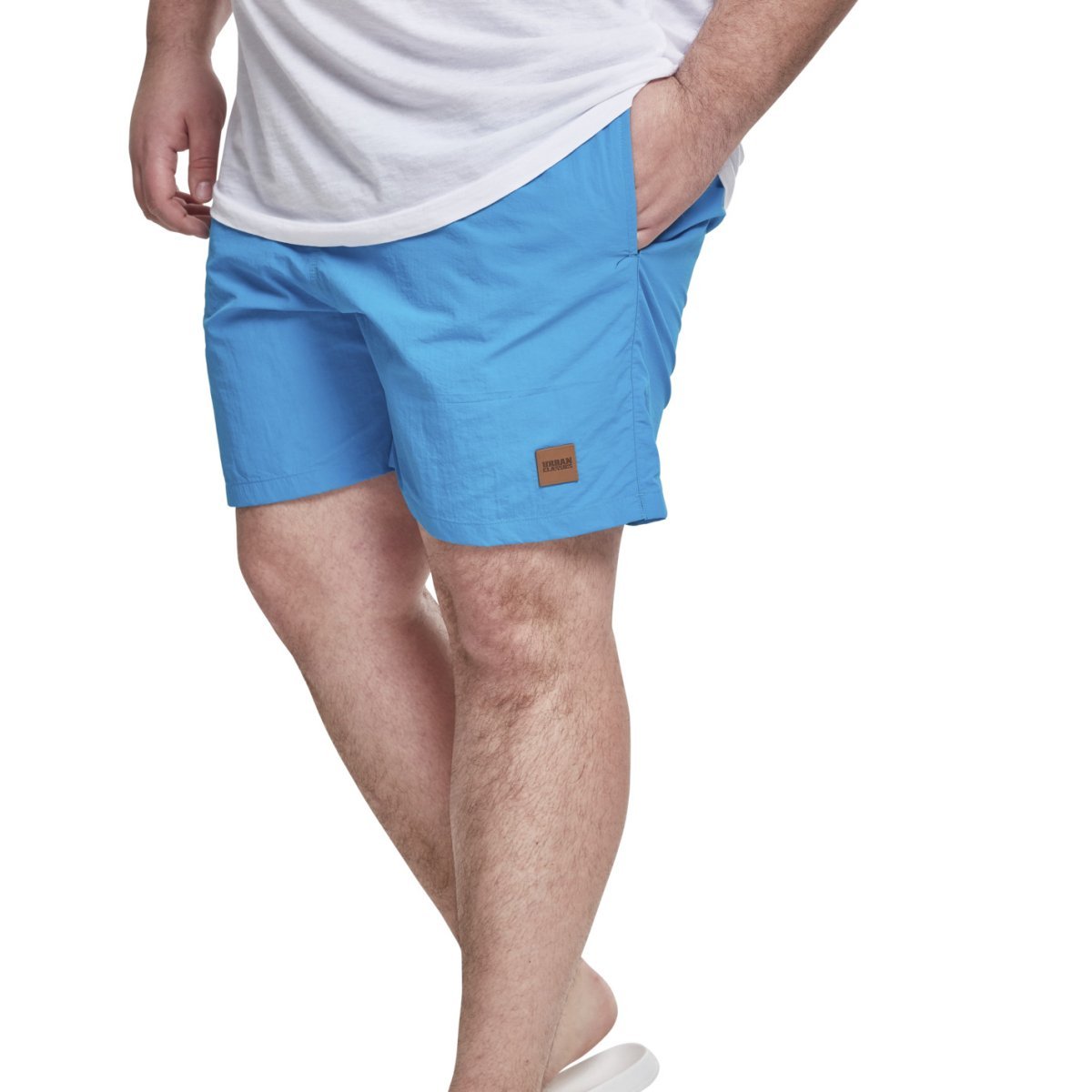 Urban Classics - BLOCK Short de bain turquoise / navy