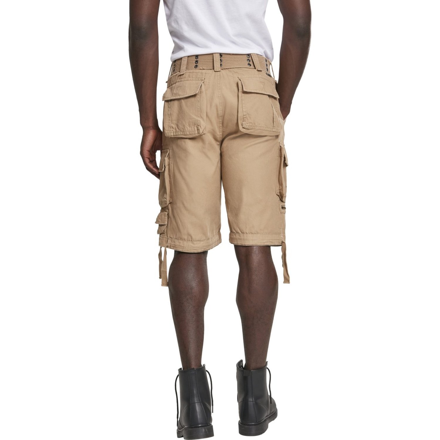 Brandit SAVAGE Vintage Worker Cargo Army Shorts beige