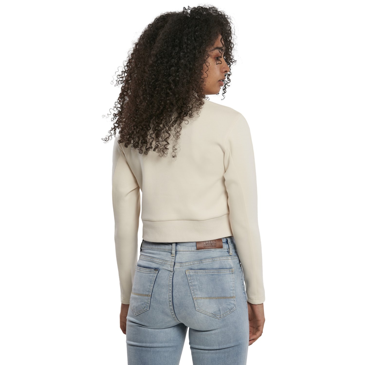 Urban Classics Ladies - Interlock Short Turtleneck Pullover