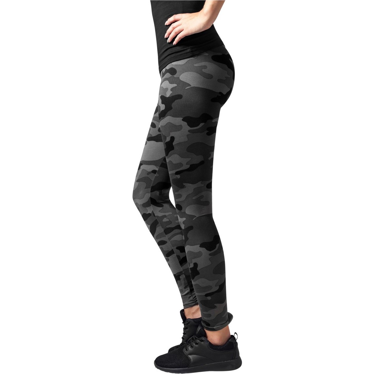 Urban Classics Ladies - CAMO Army Tarn Stretch Leggings