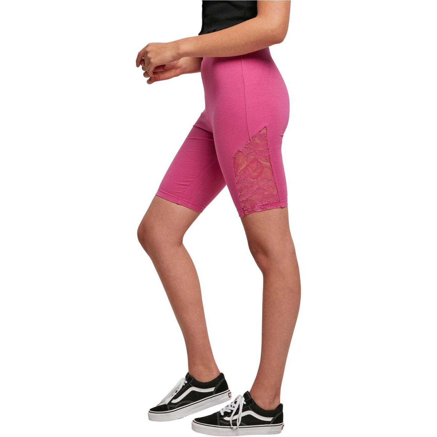 Urban Classics Ladies - CYCLE Laces Shorts brightviolet
